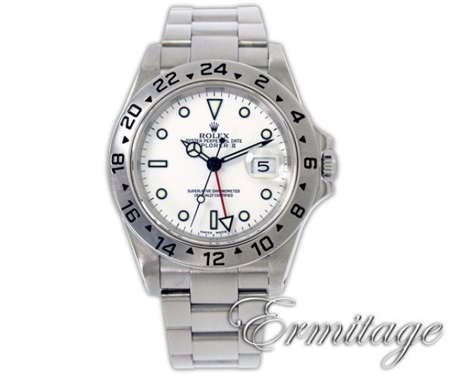 Pre-Owned Rolex Explorer II 16570 Steel Year 2001